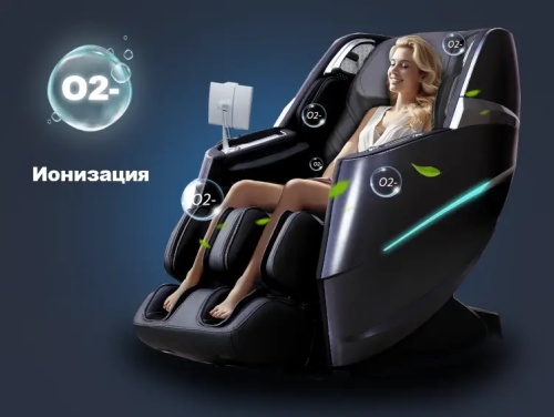 Массажное кресло FUJIMO Combat 4D Серый